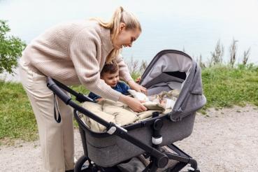 Fußsack im Kinderwagen